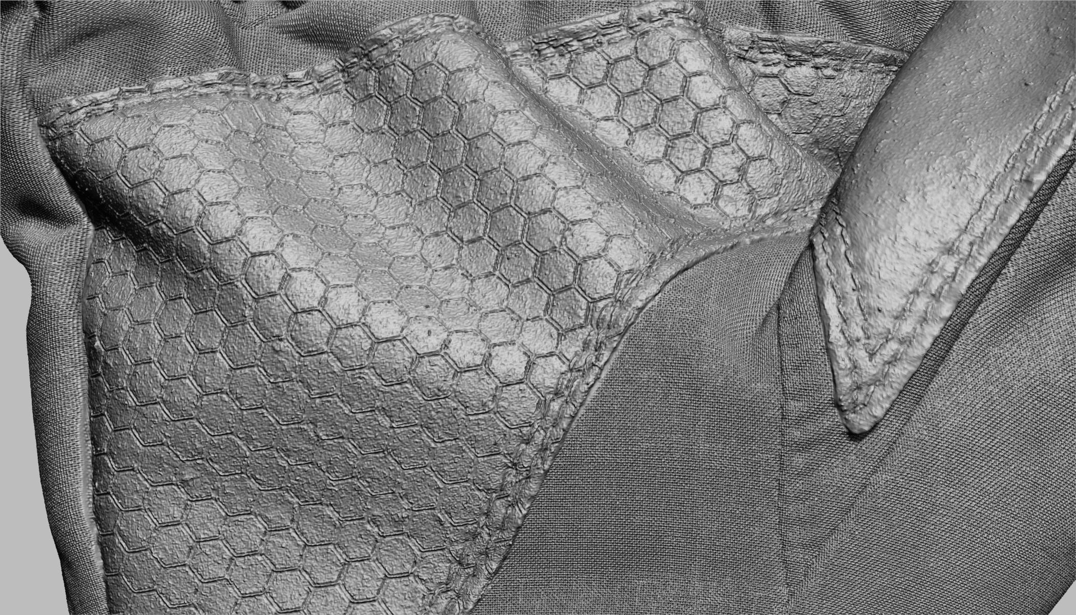 Winter Gloves 007 Low-poly 3D model_24