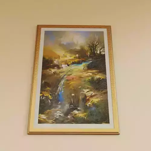 Framed Nature Oil Painting 2
