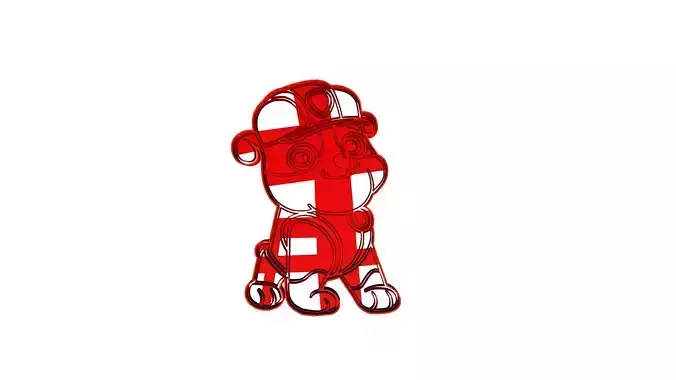 paw patrol cookie cutters 3D print model