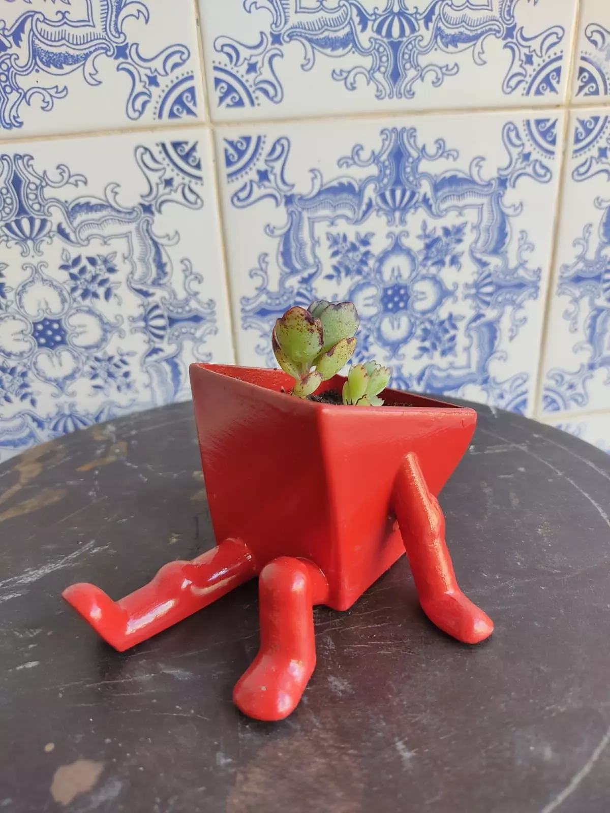 Relaxed Plant Vase 3D print model_0