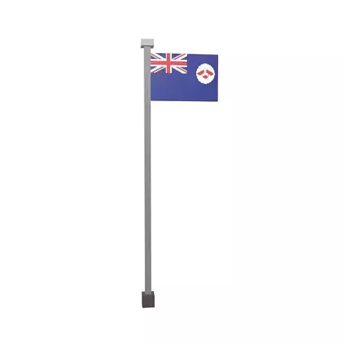 Voxel British Straits Settlements Flag v1 001