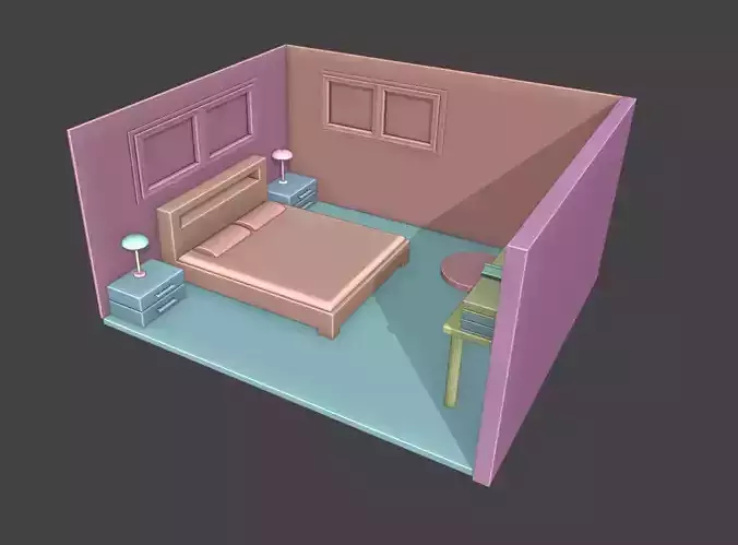 Simple House - Blender 3D - Architectural