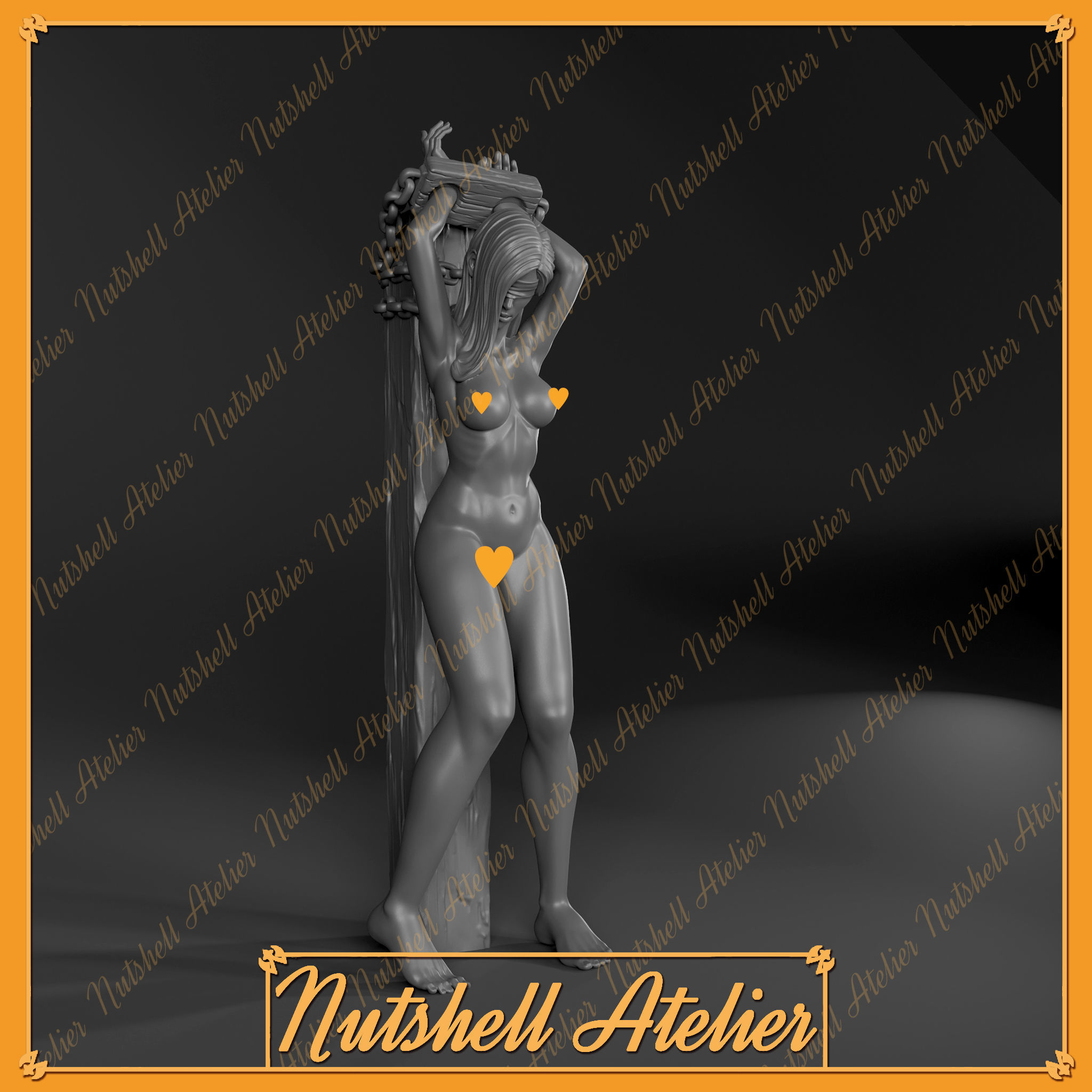 Nutshell Atelier - a hostage - NSFW 3D print model_3
