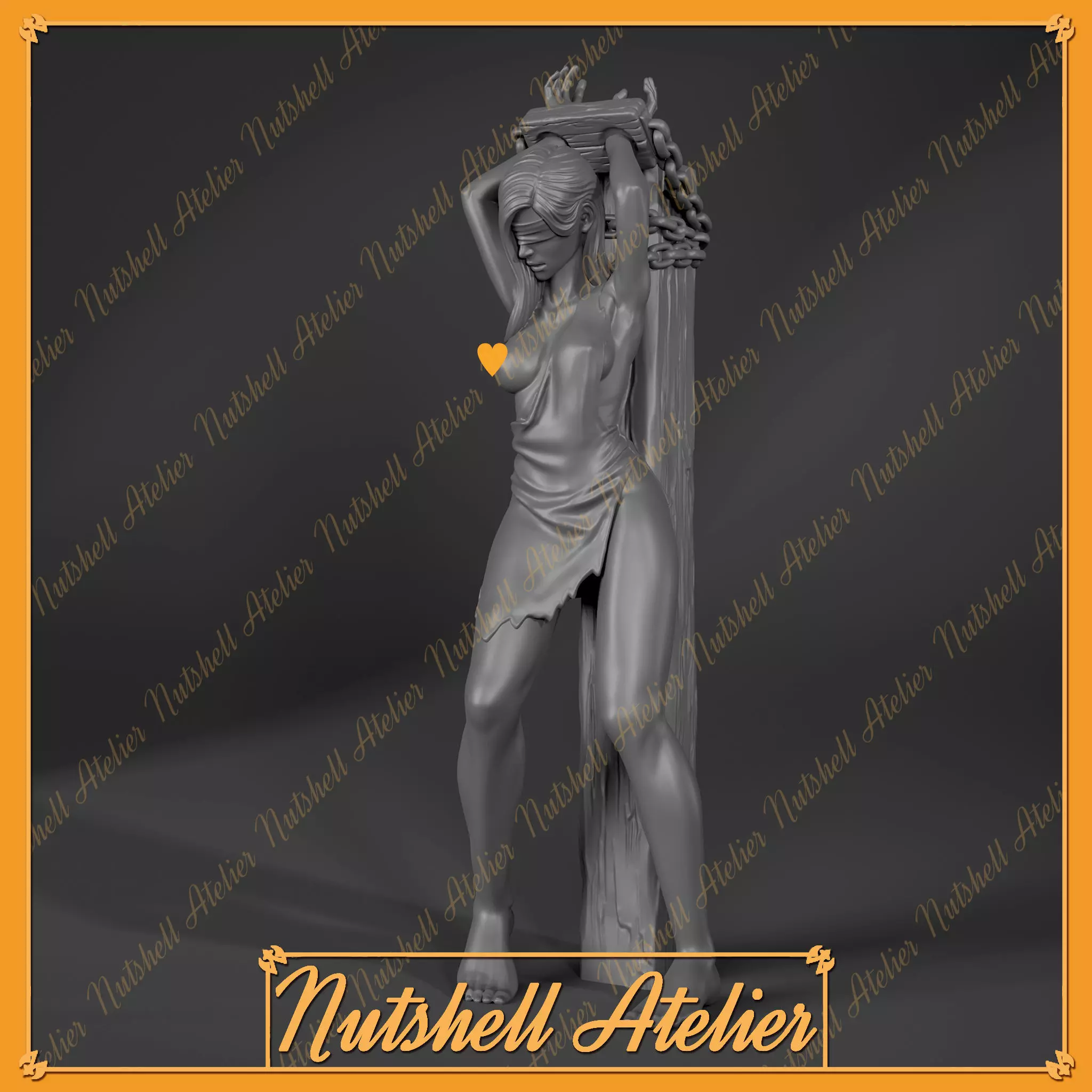Nutshell Atelier - a hostage - NSFW 3D print model_0
