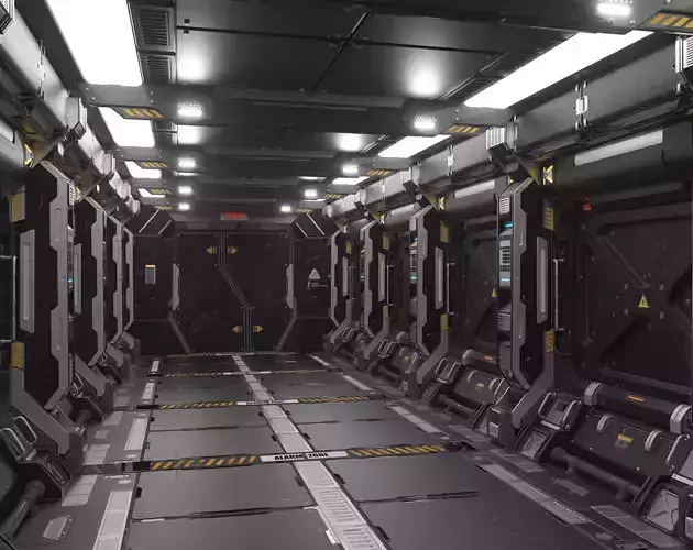 Sci Fi Corridor 3D model