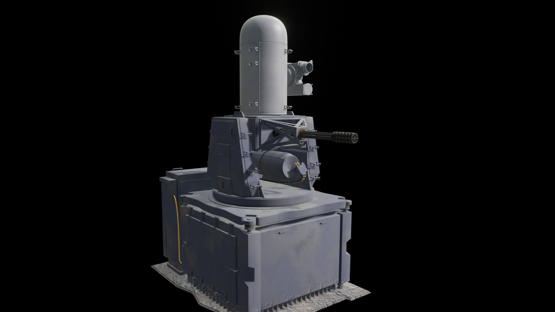 Phalanx-Mk 15 Close-In Weapon System 3D model_2