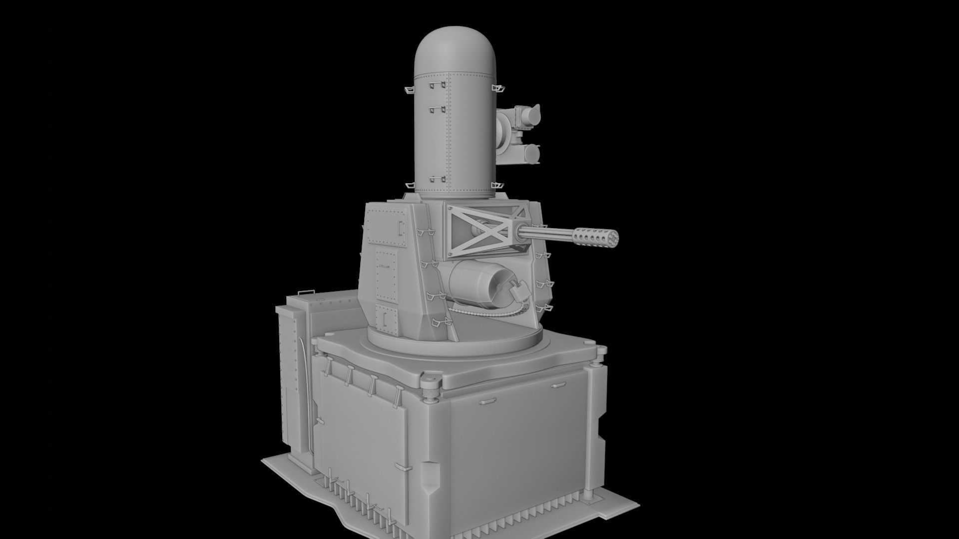 Phalanx-Mk 15 Close-In Weapon System 3D model_1