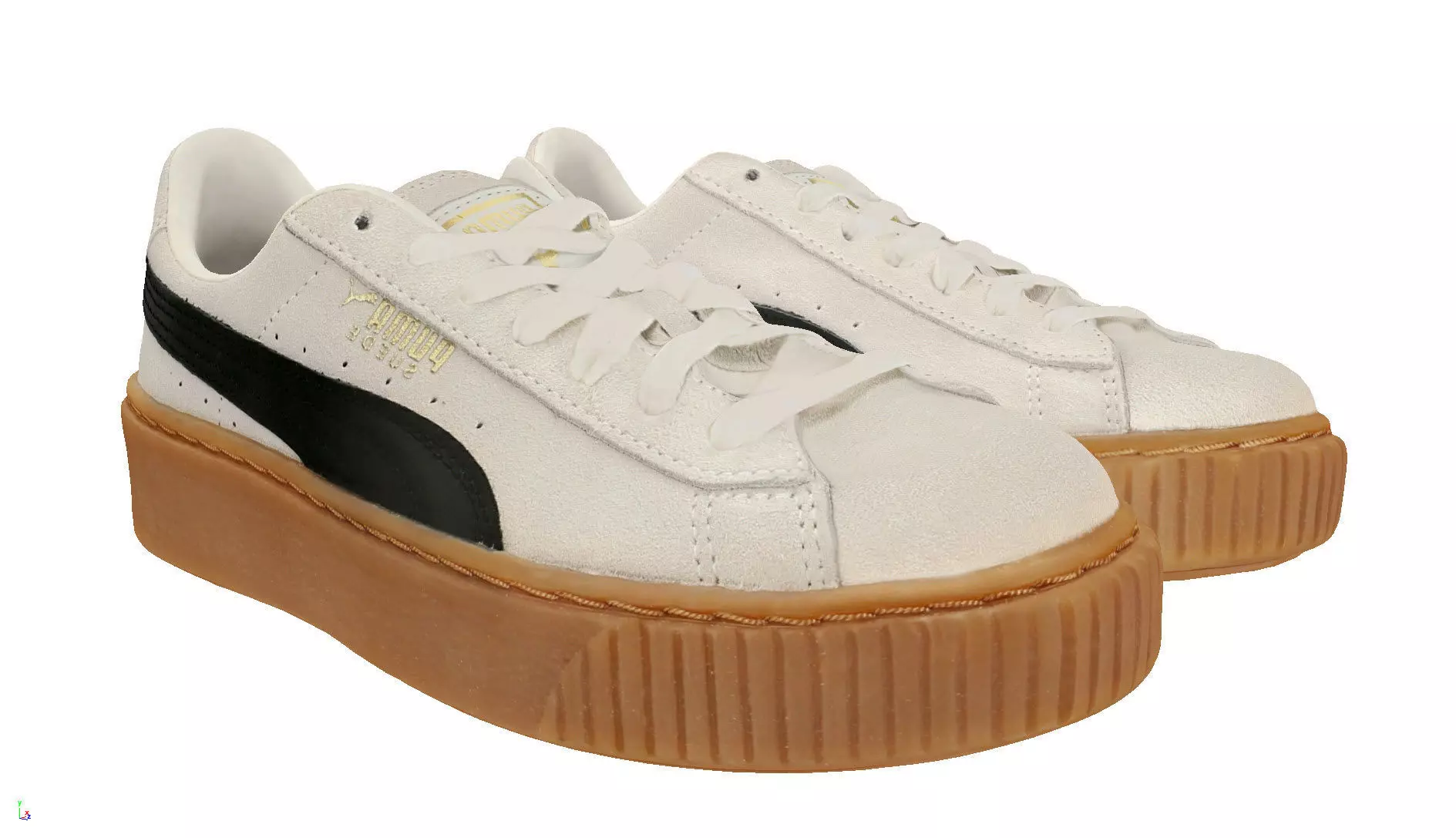puma suede platform 3D model