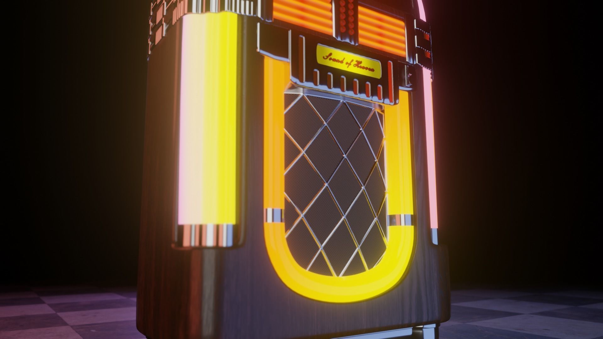 Jukebox 3D model_8