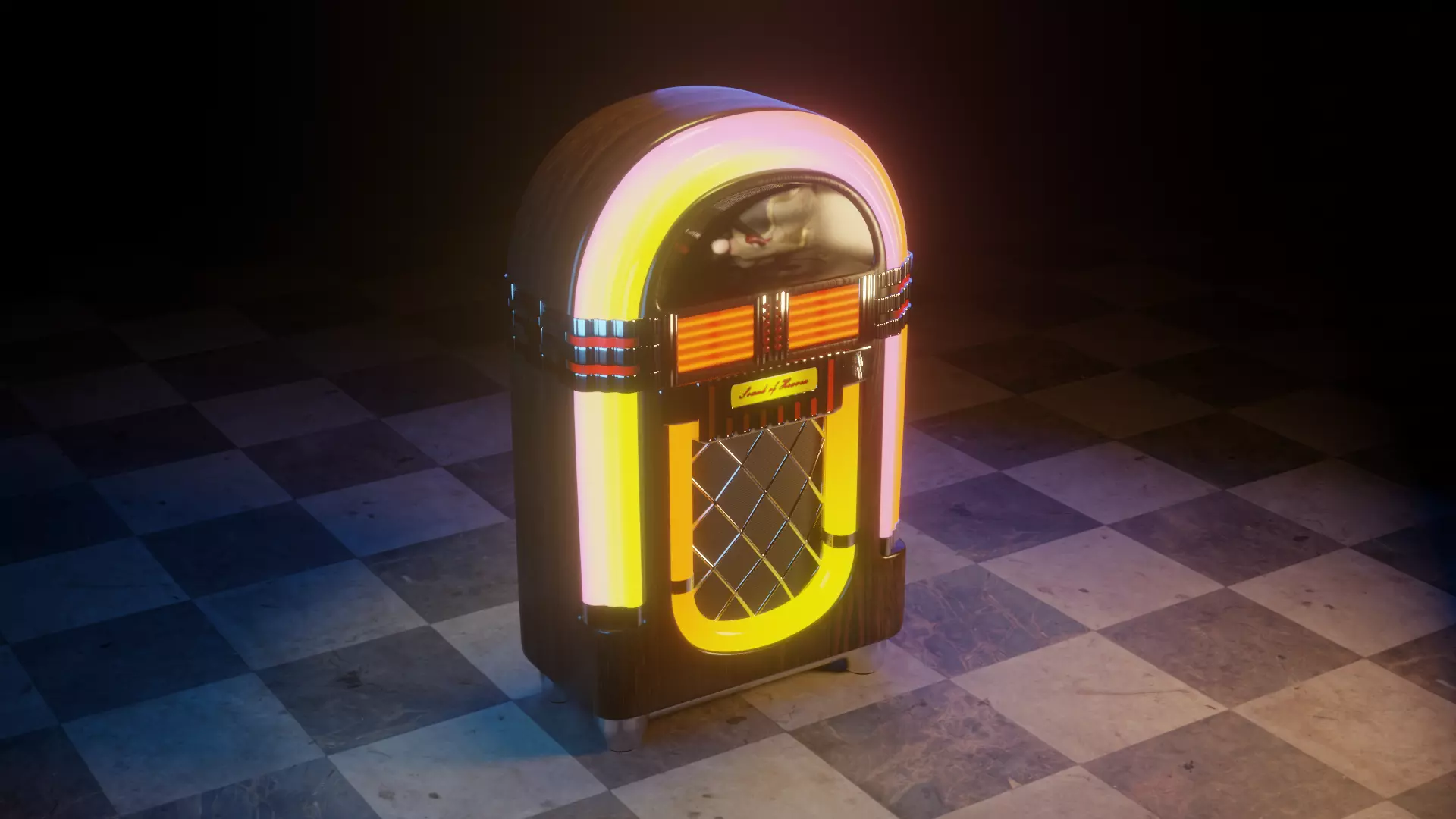 Jukebox 3D model_0