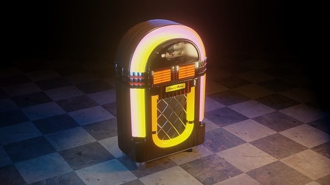 Jukebox 3D model
