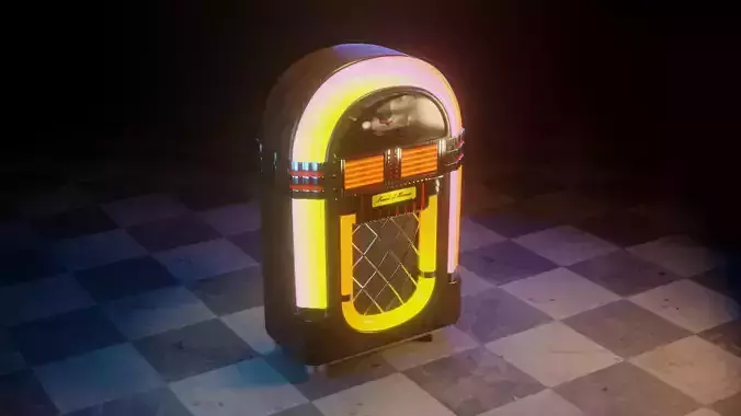 Jukebox 3D model