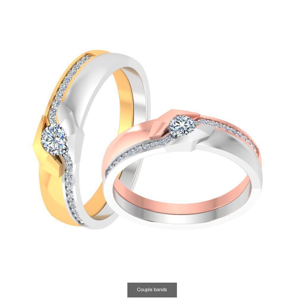 Pack 62 Couple Bands 3D Model Collection_41