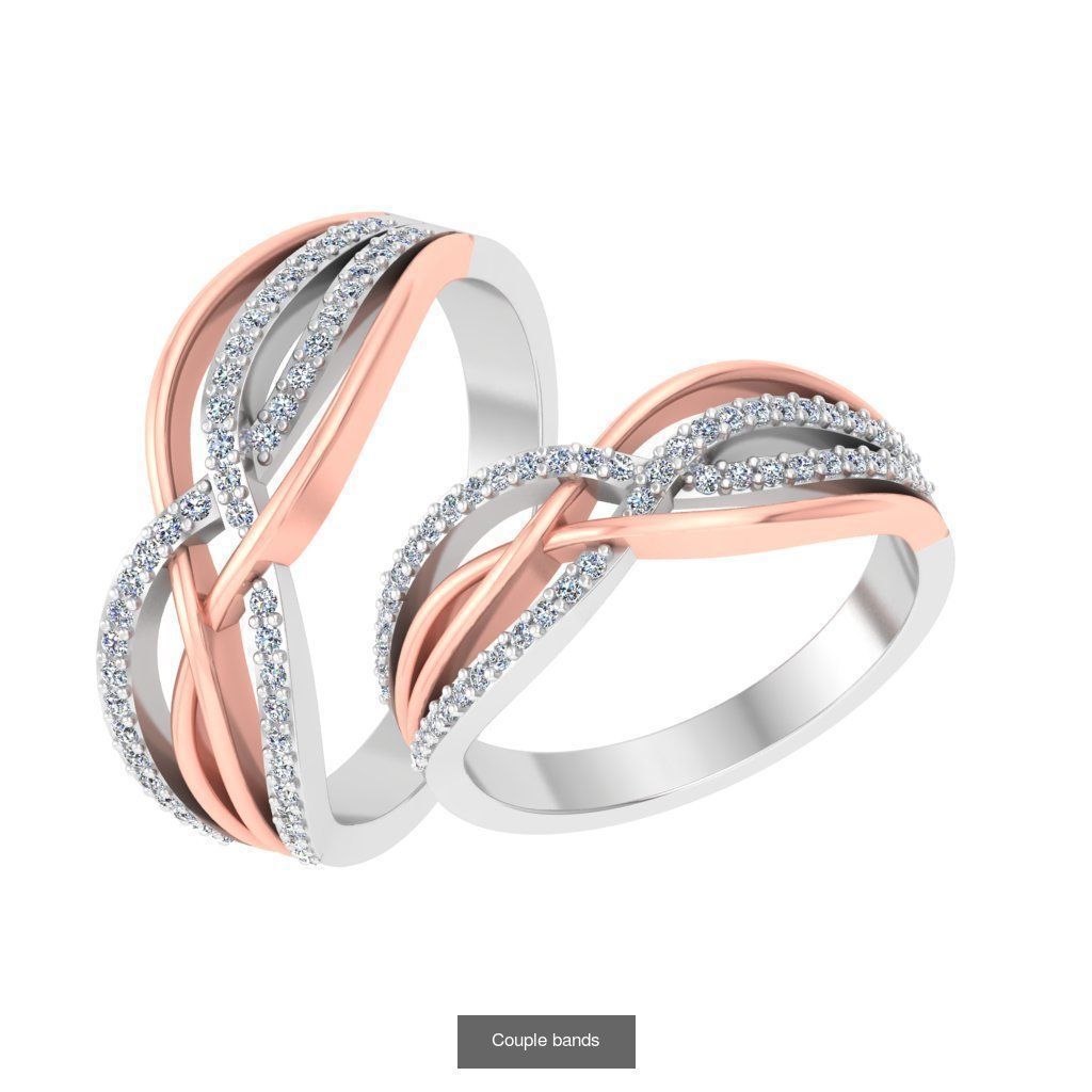 Pack 62 Couple Bands 3D Model Collection_44