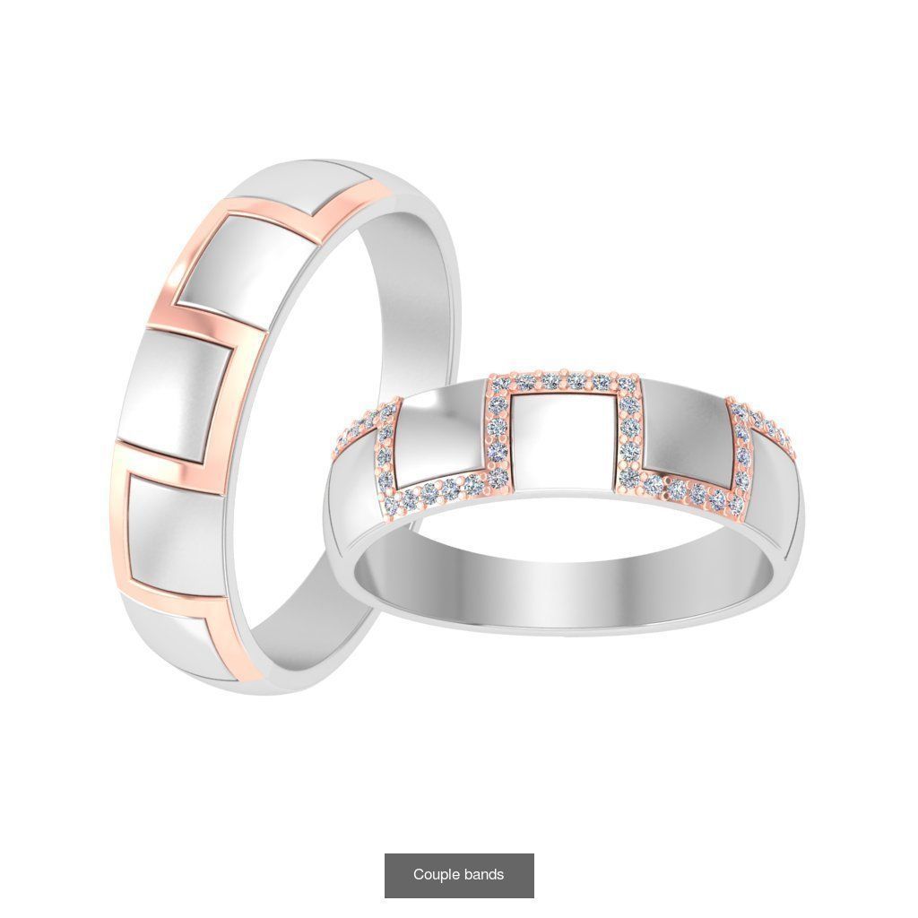 Pack 62 Couple Bands 3D Model Collection_58