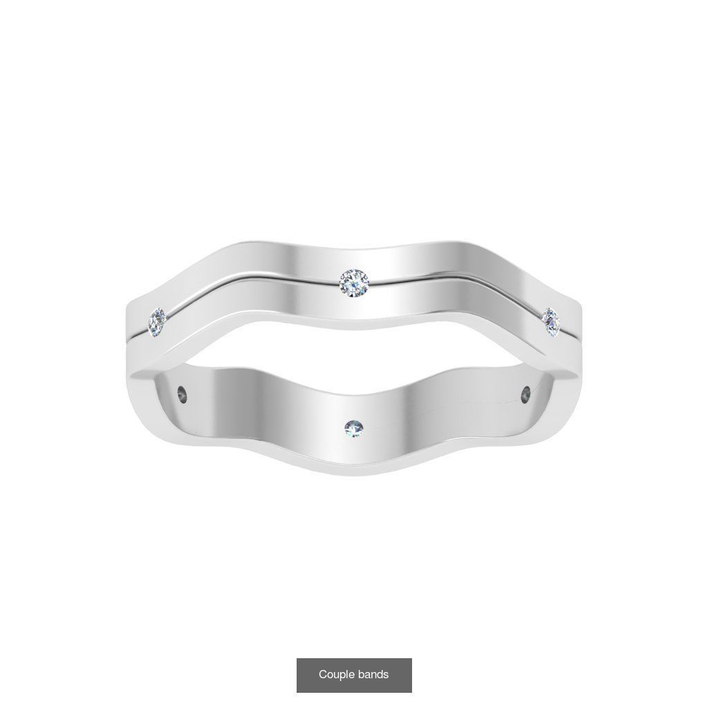 Pack 62 Couple Bands 3D Model Collection_48