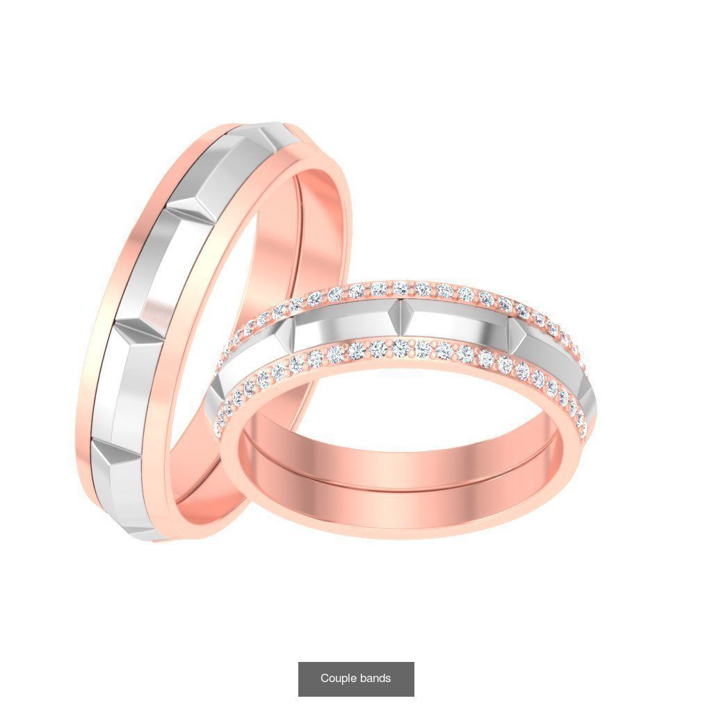 Pack 62 Couple Bands 3D Model Collection_26