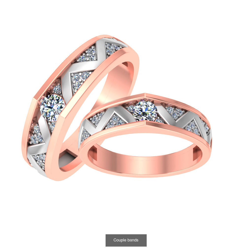 Pack 62 Couple Bands 3D Model Collection_65