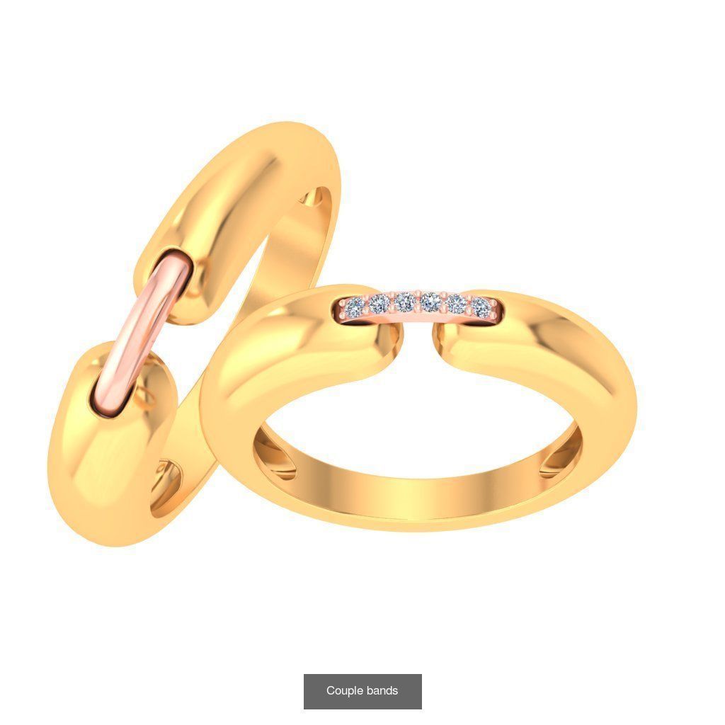 Pack 62 Couple Bands 3D Model Collection_27