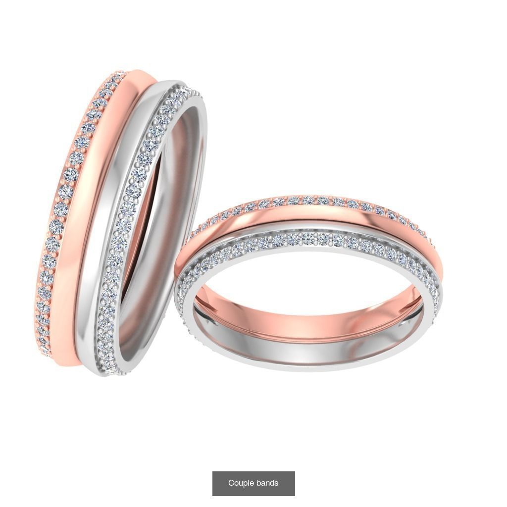 Pack 62 Couple Bands 3D Model Collection_30