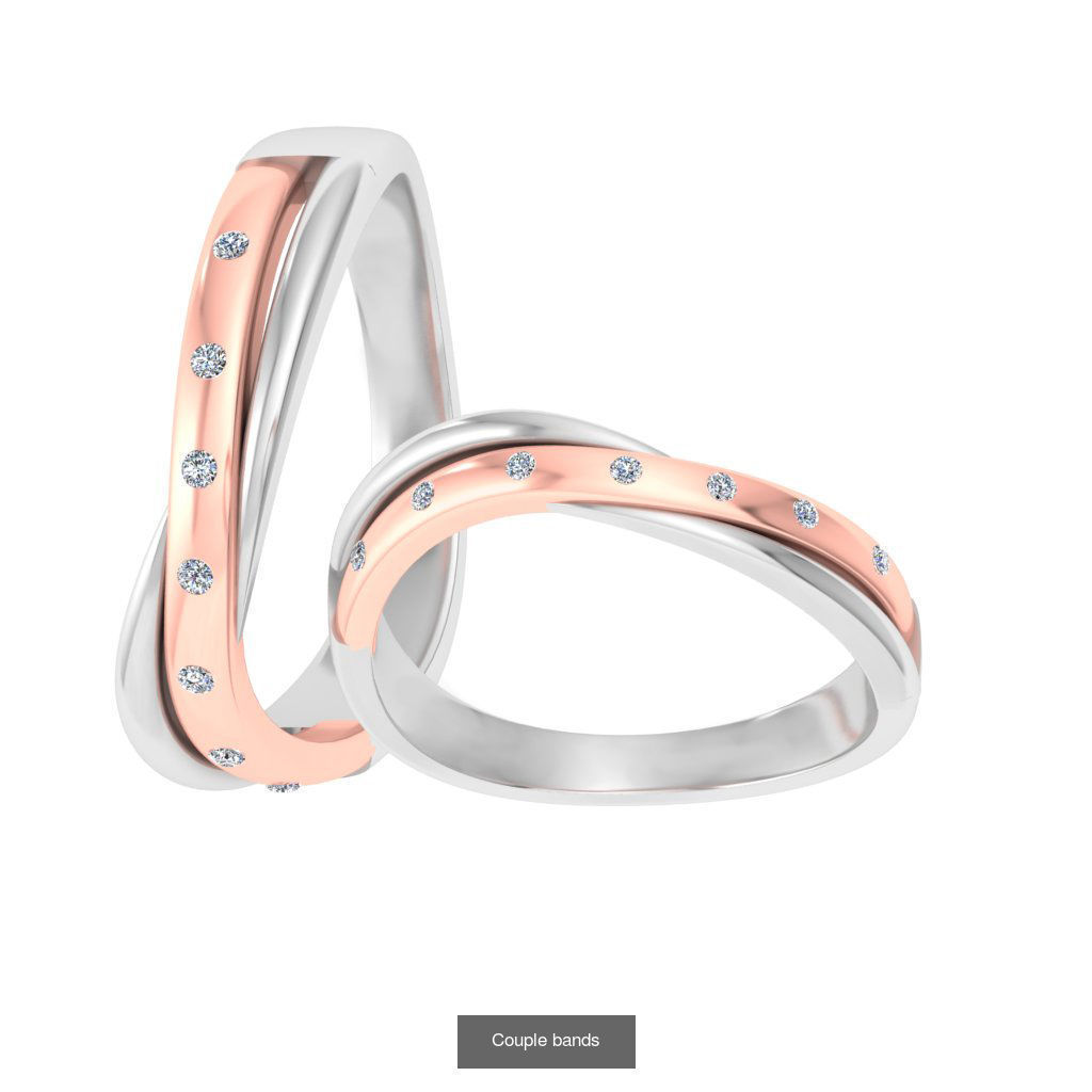 Pack 62 Couple Bands 3D Model Collection_34