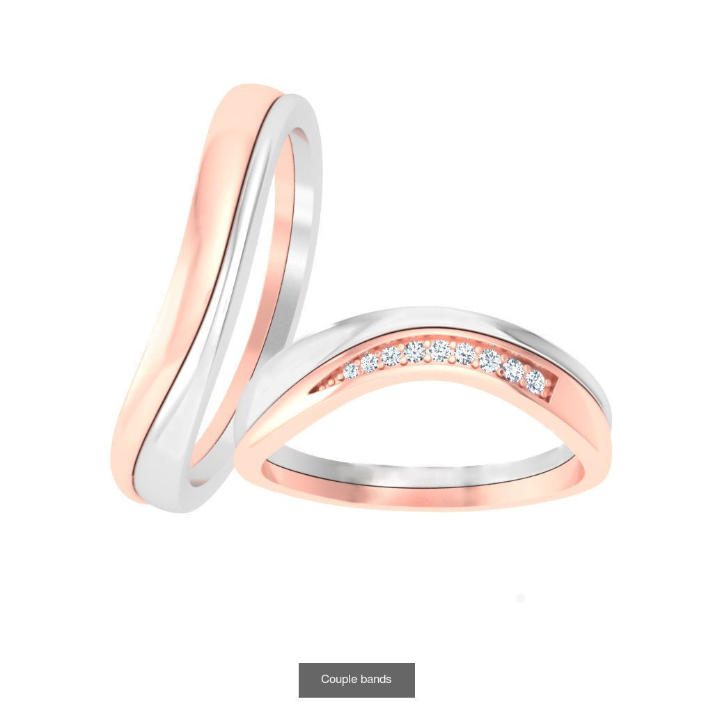 Pack 62 Couple Bands 3D Model Collection_60