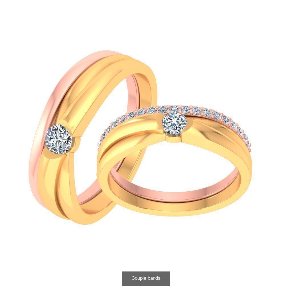 Pack 62 Couple Bands 3D Model Collection_11