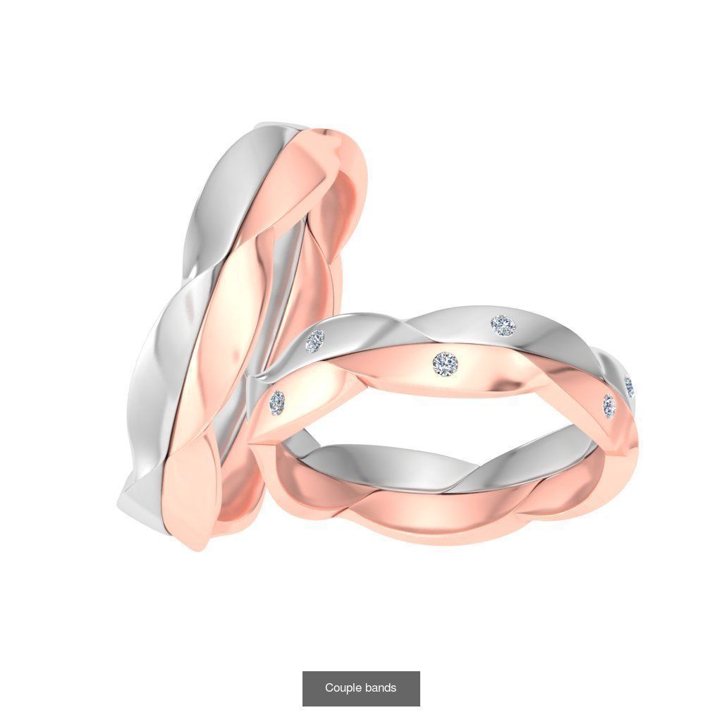 Pack 62 Couple Bands 3D Model Collection_35