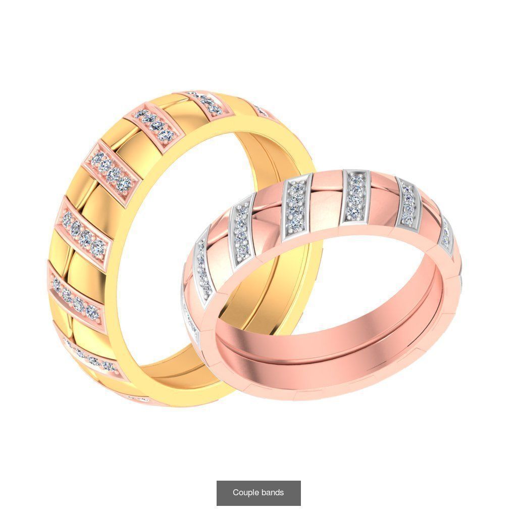 Pack 62 Couple Bands 3D Model Collection_61