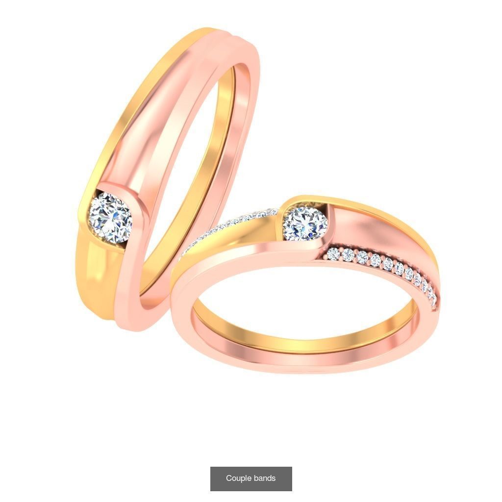 Pack 62 Couple Bands 3D Model Collection_22