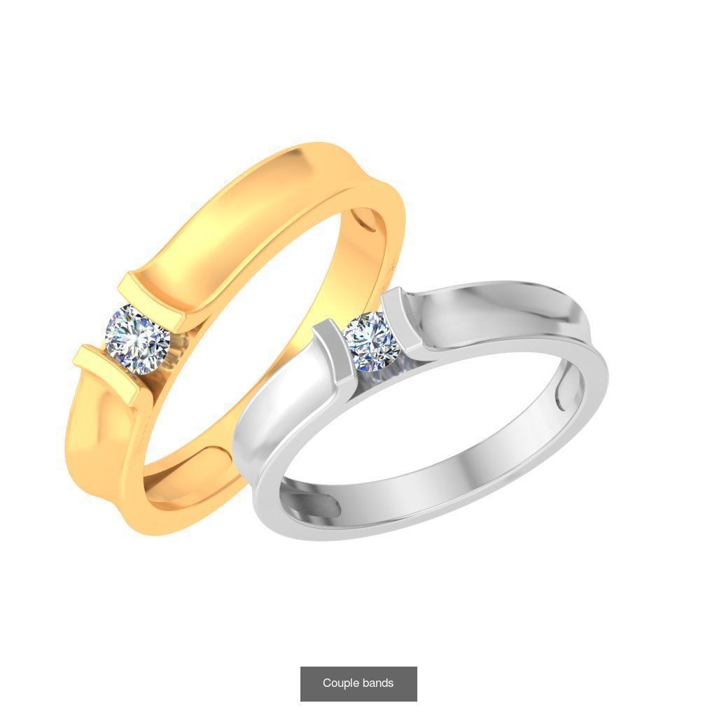 Pack 62 Couple Bands 3D Model Collection_54