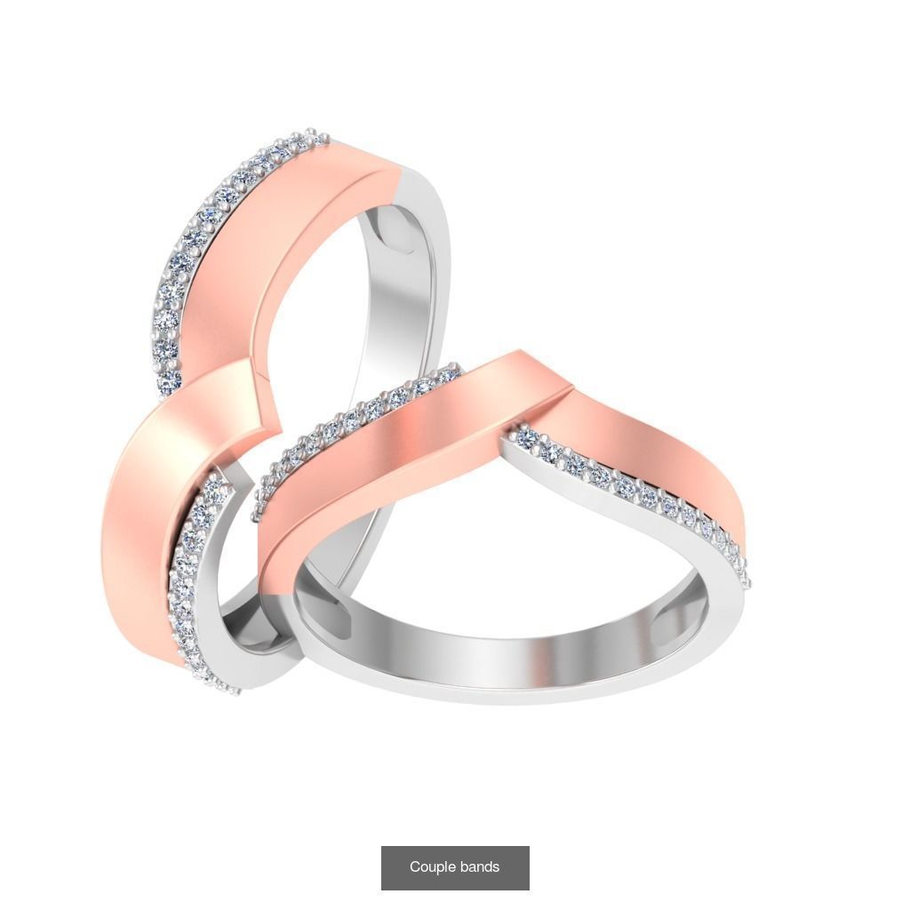 Pack 62 Couple Bands 3D Model Collection_45