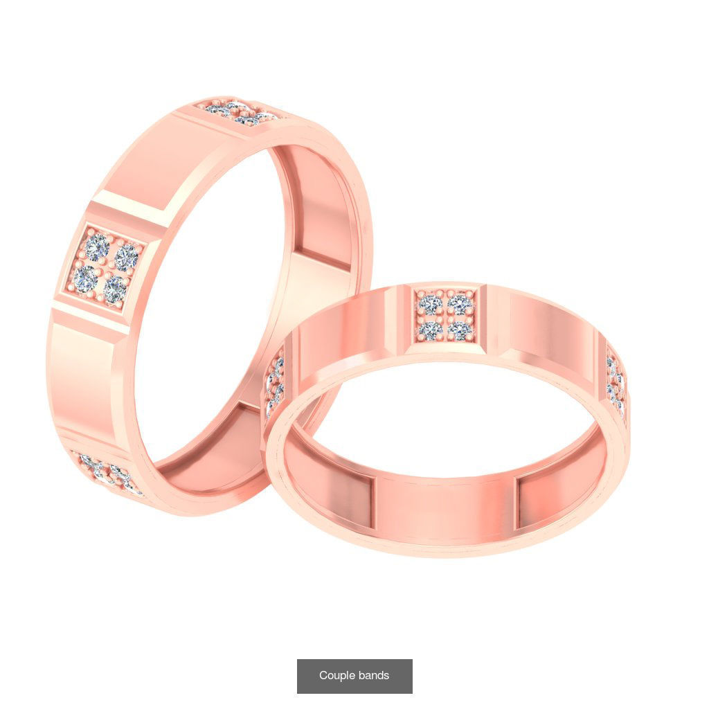 Pack 62 Couple Bands 3D Model Collection_17