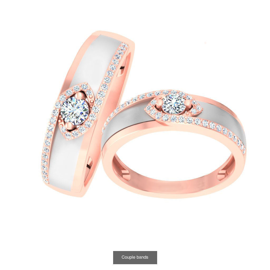 Pack 62 Couple Bands 3D Model Collection_68