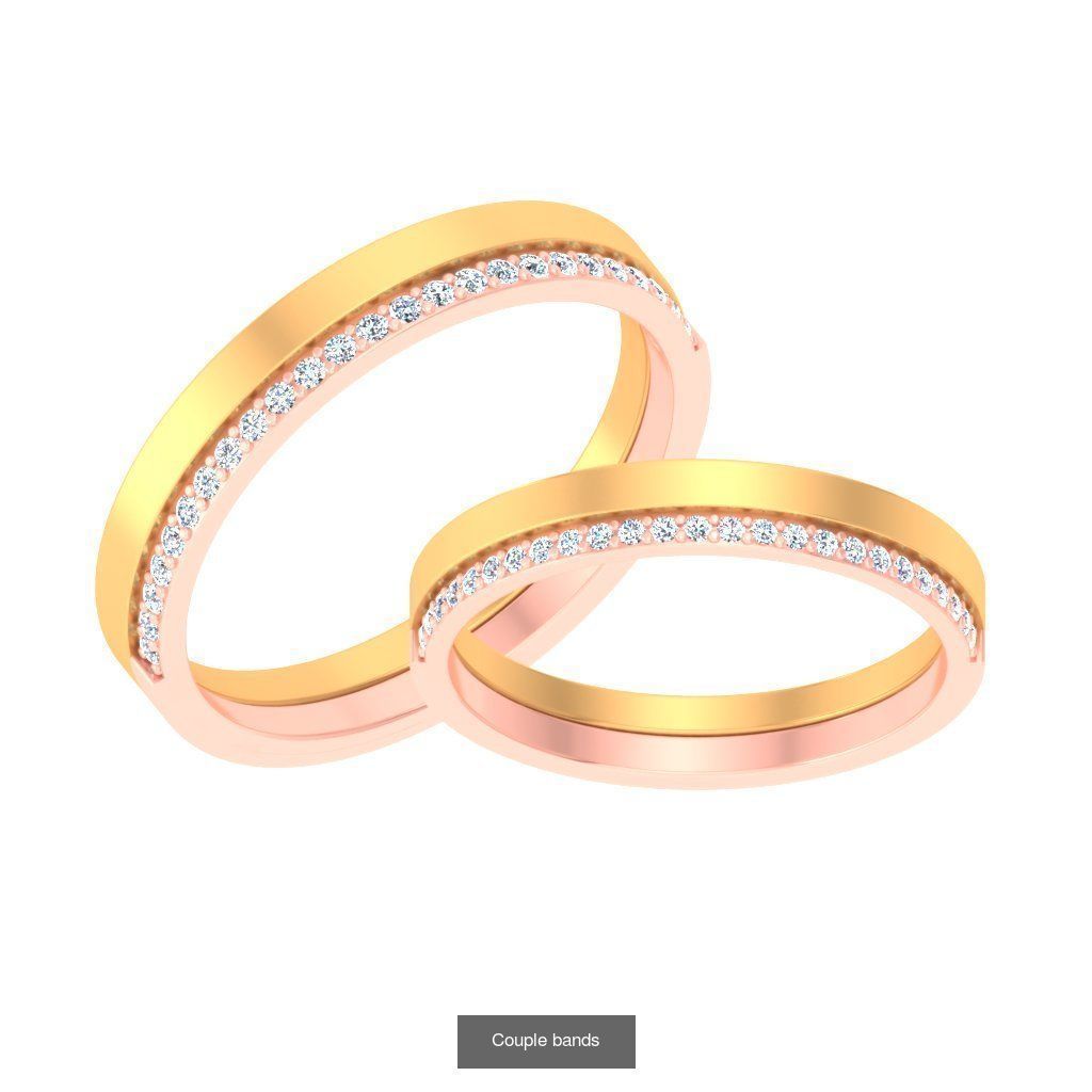 Pack 62 Couple Bands 3D Model Collection_9