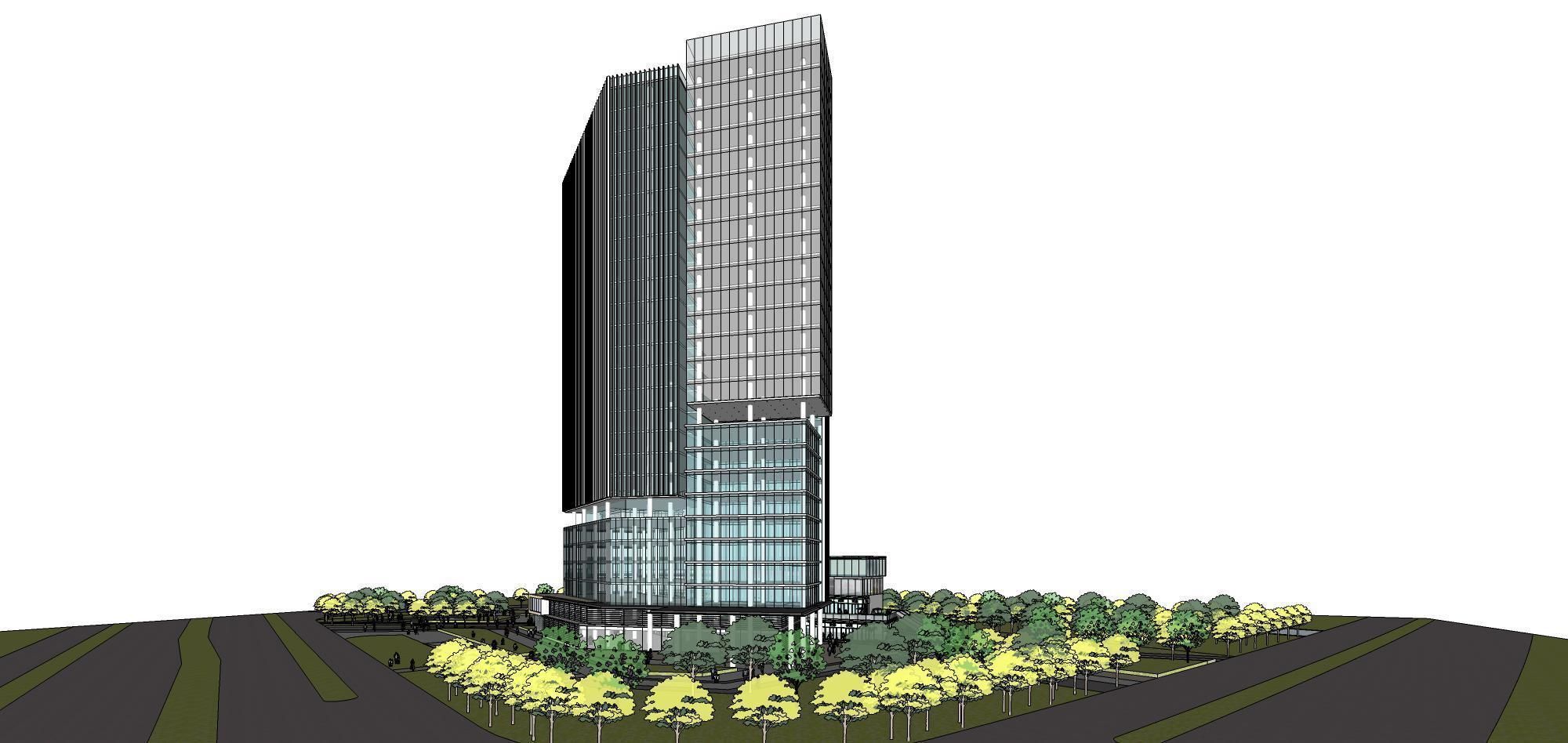 Sketchup Commercial Office Complex 254 3D model_7