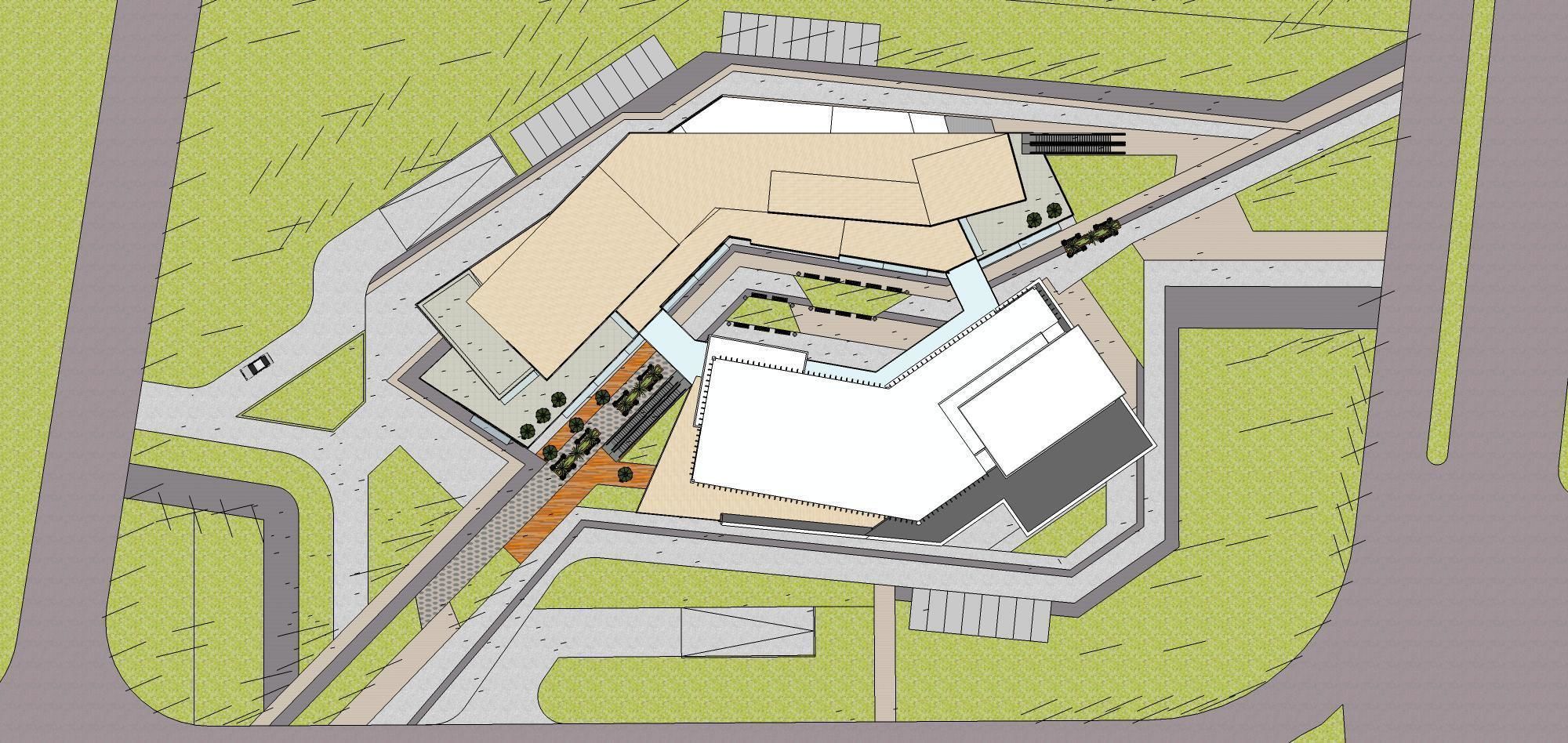 Sketchup Commercial Office Complex 254 3D model_24