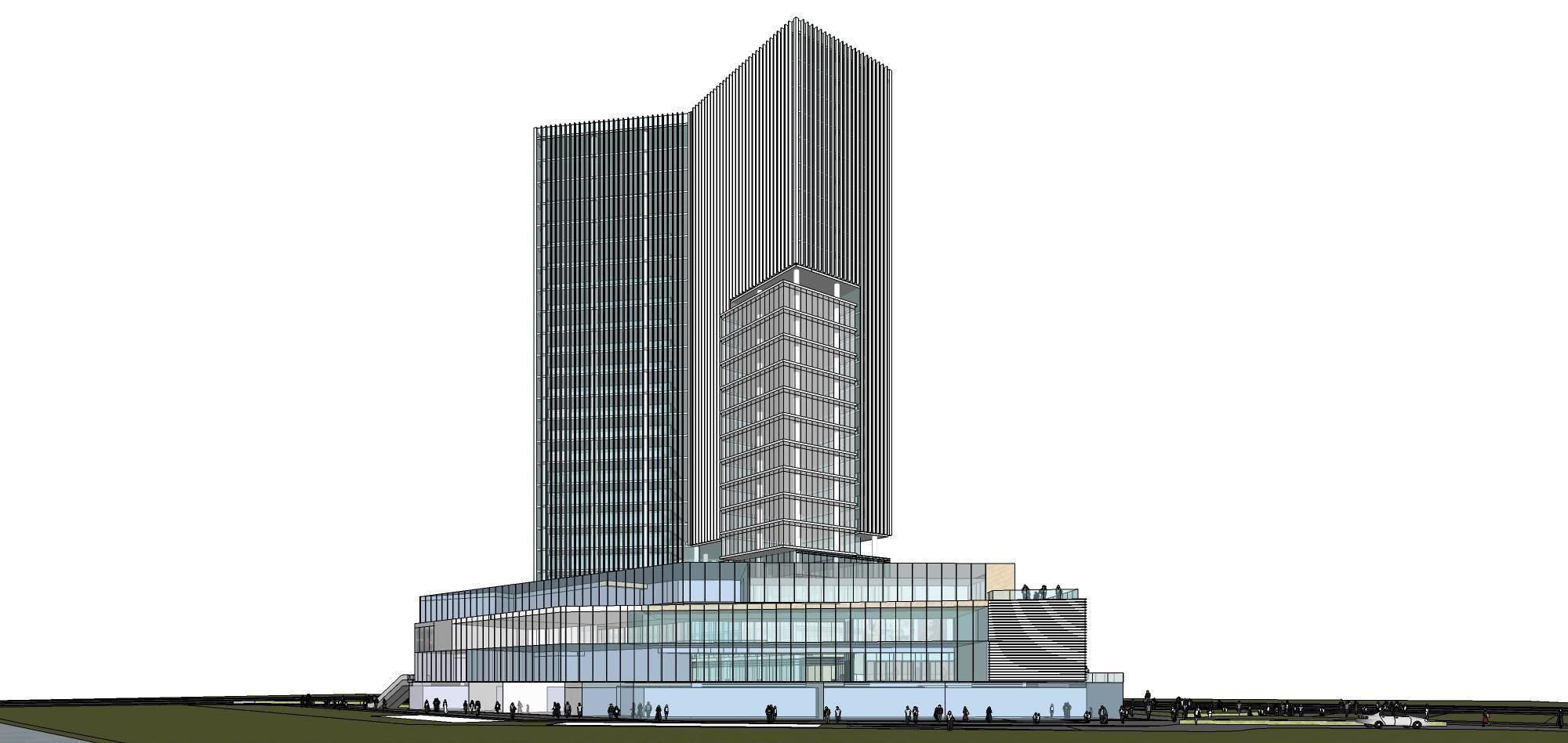 Sketchup Commercial Office Complex 254 3D model_22