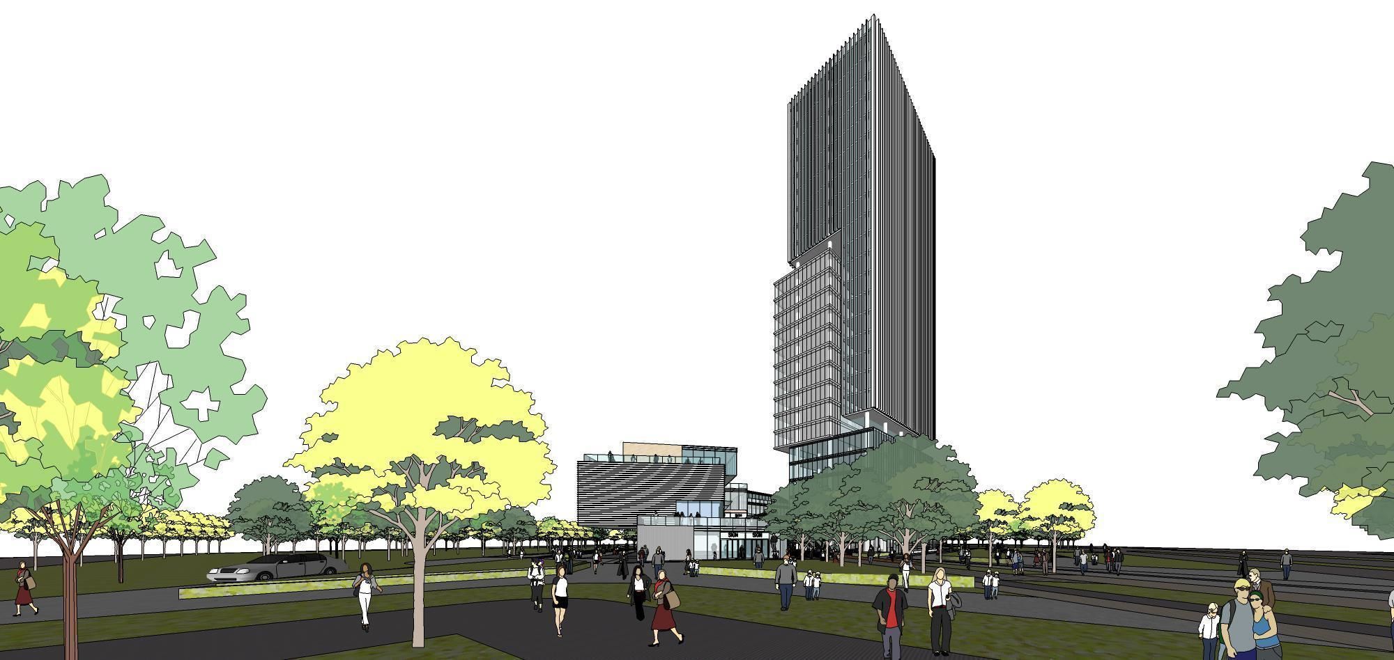 Sketchup Commercial Office Complex 254 3D model_21