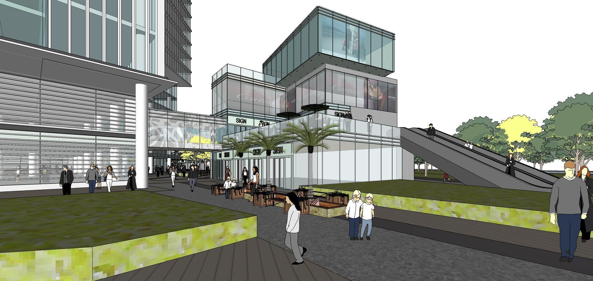 Sketchup Commercial Office Complex 254 3D model_11