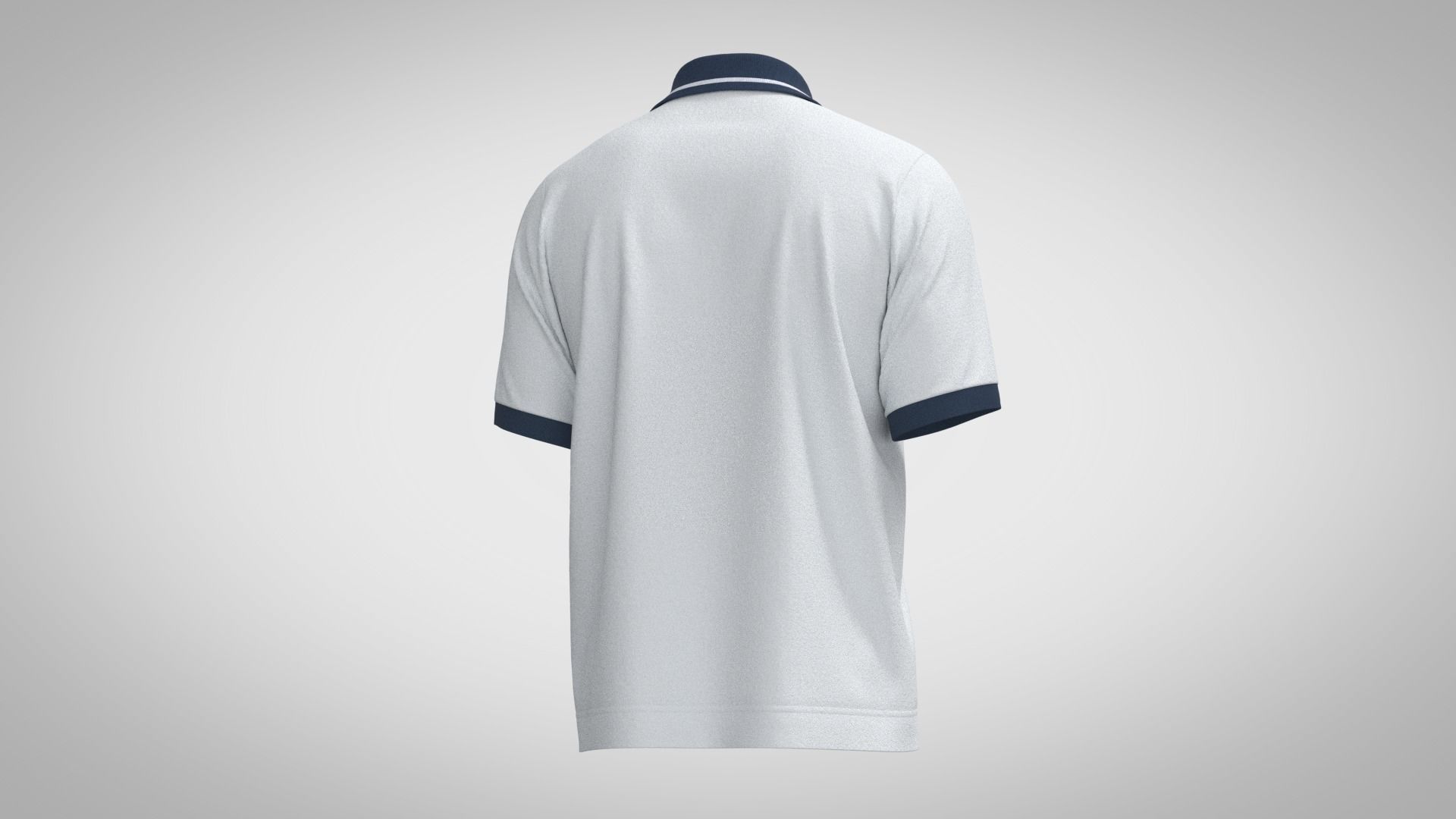 Polo Shirt 2 3D model_7
