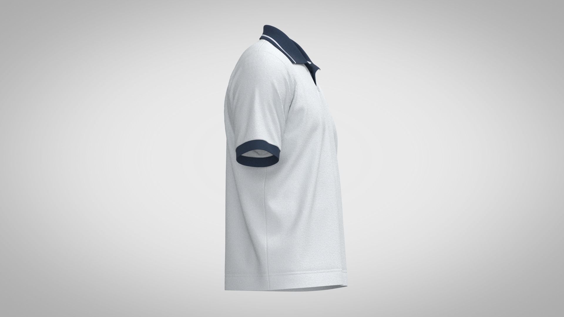 Polo Shirt 2 3D model_5