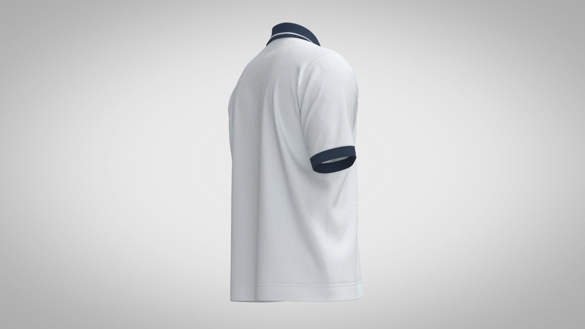 Polo Shirt 2 3D model_6