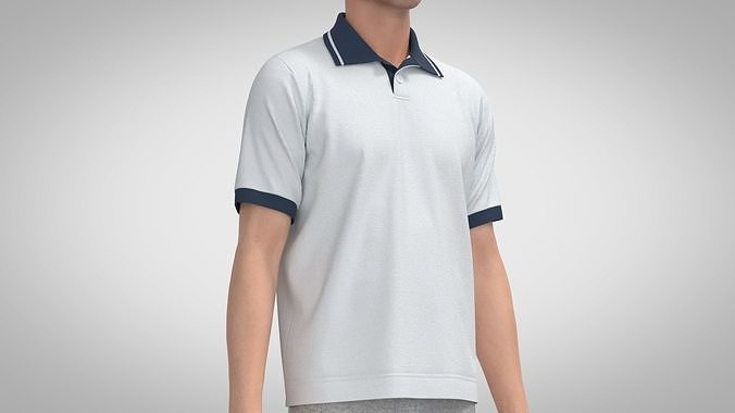 Polo Shirt 2 3D model