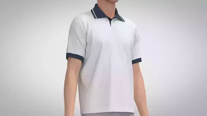 Polo Shirt 2 3D model