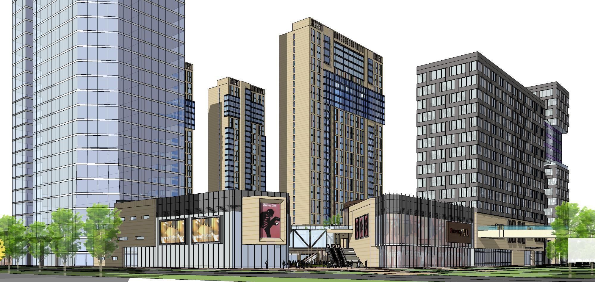 Sketchup Commercial Office Complex 256 3D model_6