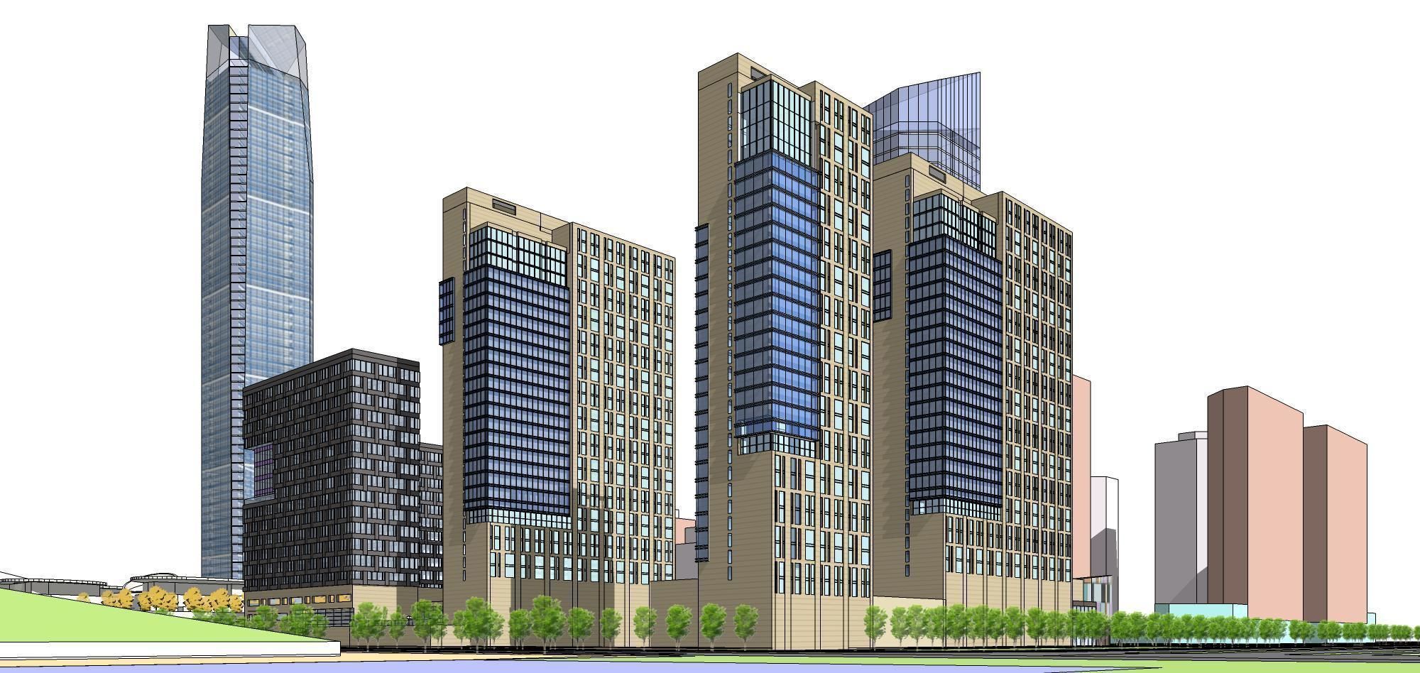 Sketchup Commercial Office Complex 256 3D model_5