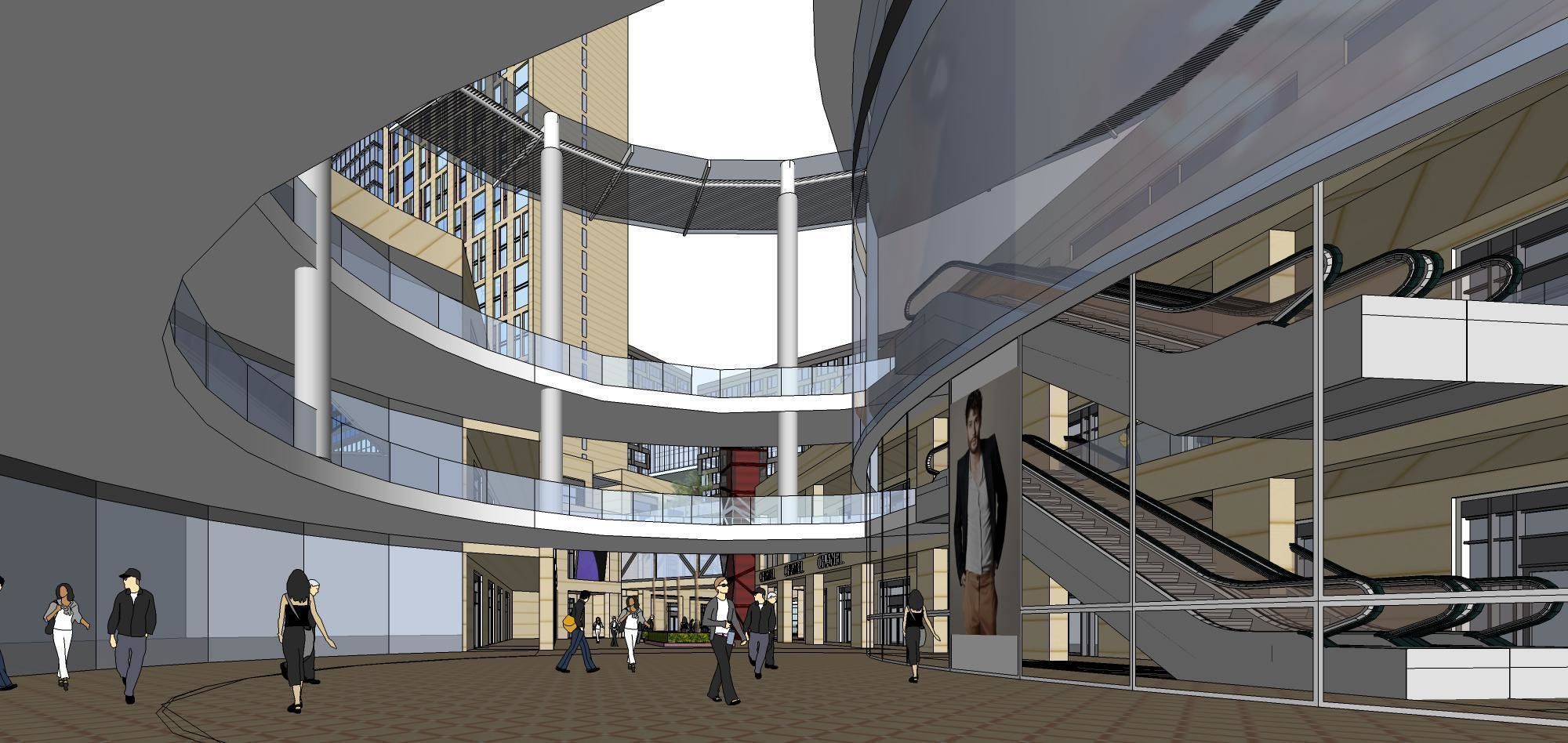 Sketchup Commercial Office Complex 256 3D model_16