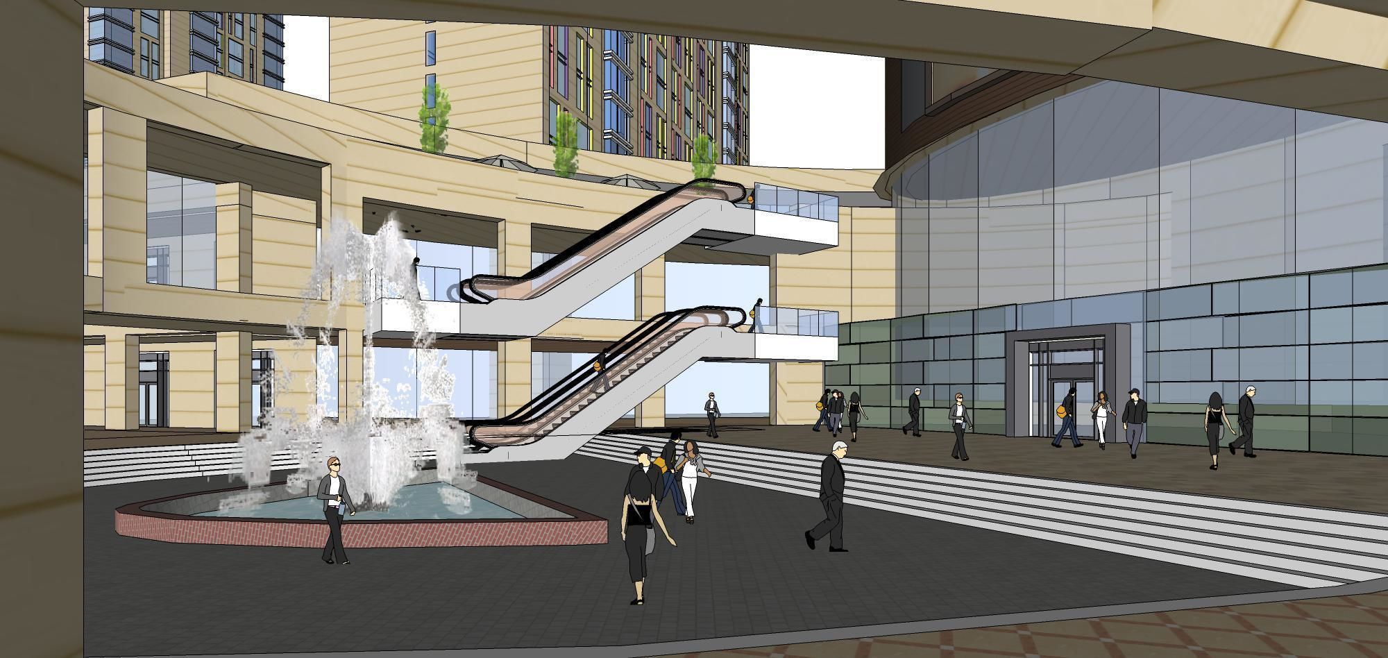 Sketchup Commercial Office Complex 256 3D model_13