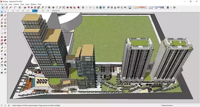 Sketchup Building 260 3D model